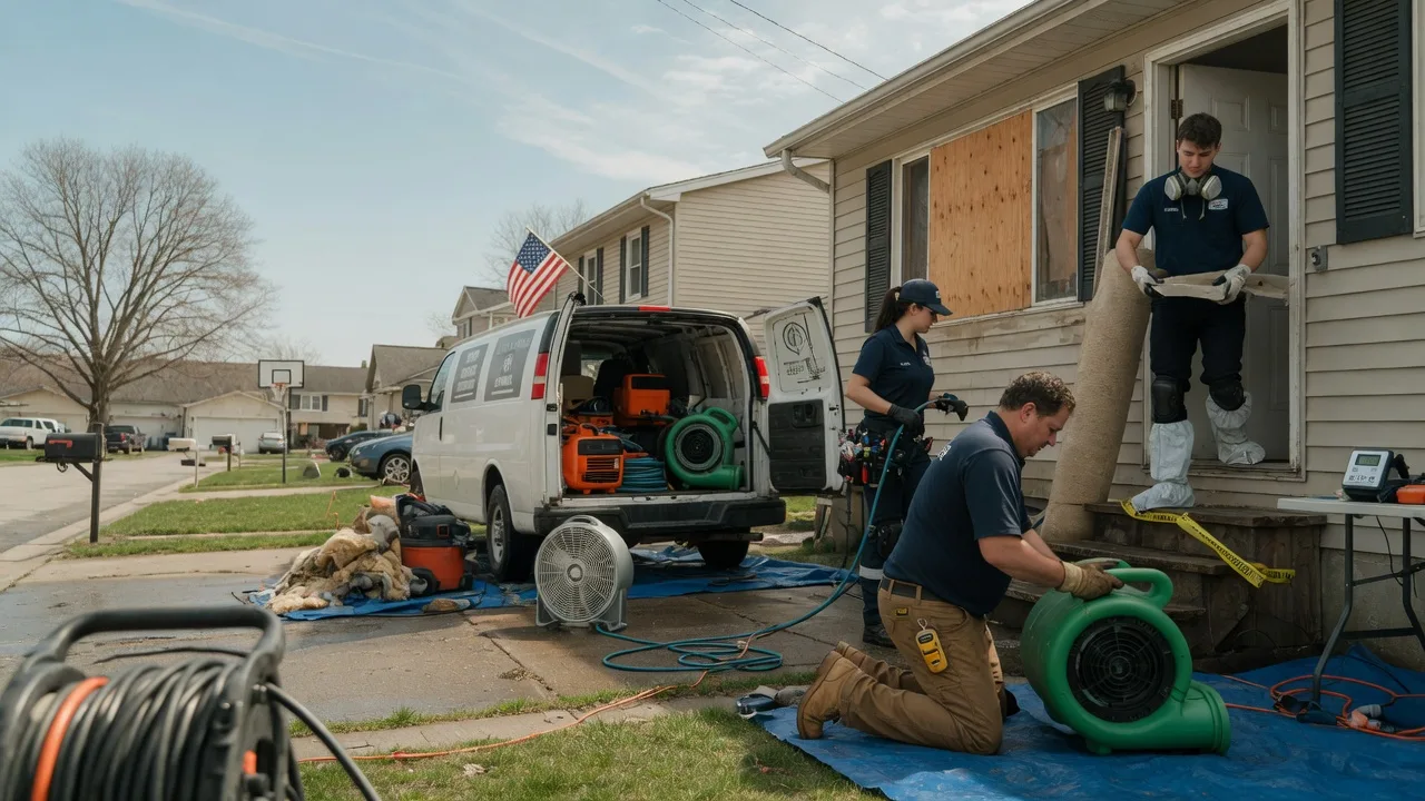 Water Damage Restoration in Pella, IA near me
